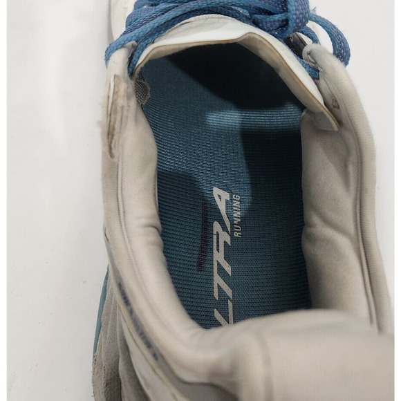 ALTRA Olympus 5 Running Hiking Shoe, White/Blue, Womens 8.5 - Picture 8 of 12